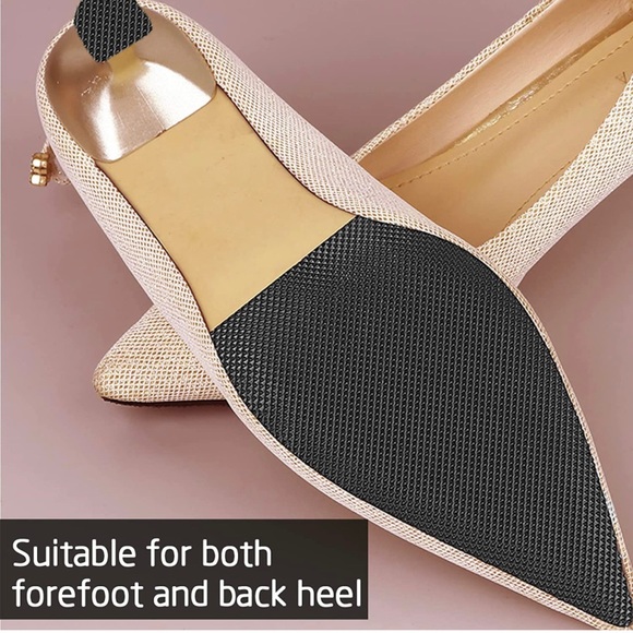 Sole Protectors- Self Adhesive Rubber Shoe Grip Pads Non-Slip Shoe Sole Pad - Picture 6 of 7